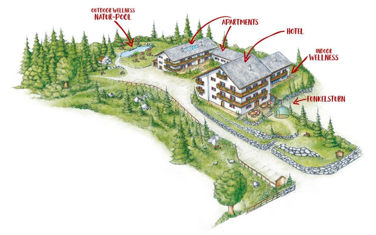 Bayern Resort Hotel - Adults Only - Mit Zugspitzblick - Eibsee-Naehe - Wellnessbereich - Naturpool Im Sommer Grainau Ngoại thất bức ảnh