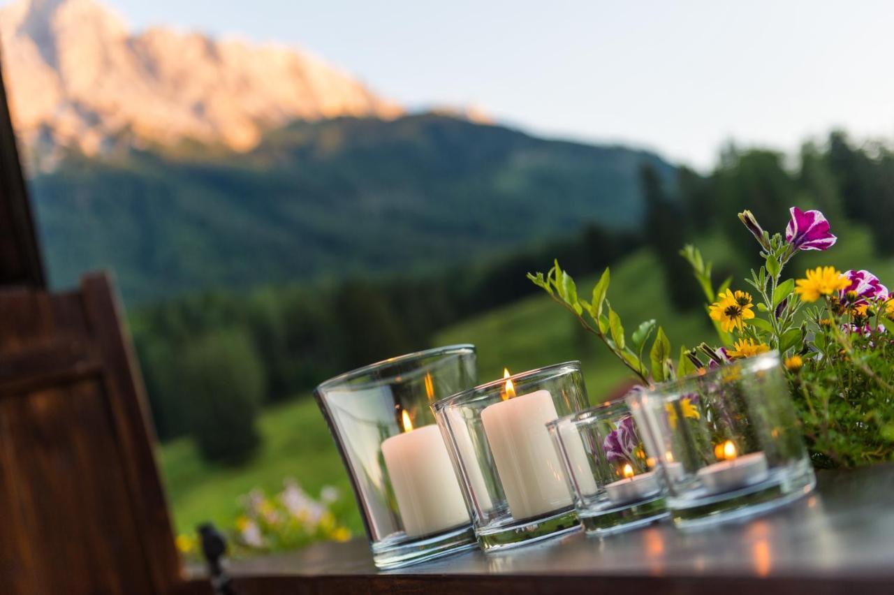 Bayern Resort Hotel - Adults Only - Mit Zugspitzblick - Eibsee-Naehe - Wellnessbereich - Naturpool Im Sommer Grainau Ngoại thất bức ảnh